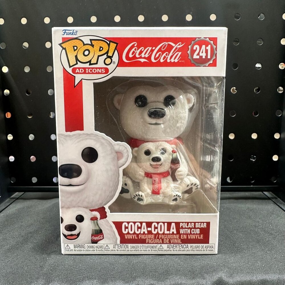 Funko POP! Ad Icons Coca-Cola Polar Bear with Cub Figure #241! - Picture 2 of 7
